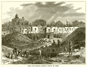 The Dust-Heaps, Somers Town, vuonna 1836 tekijältä English School