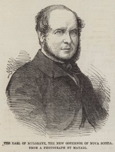 Earl of Mulgrave, Nova Scotian uusi kuvernööri (kaiverrus) tekijältä English School