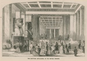 Egyptiläinen Ante-Room British Museumissa tekijältä English School