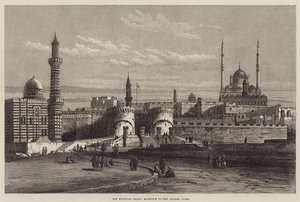 Egyptin kriisi, Sisäänkäynti linnoitukseen, Kairo (kaiverrus) tekijältä English School