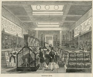 Egyptiläinen huone British Museumissa tekijältä English School