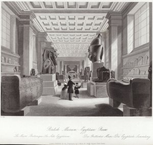 British Museumin egyptiläinen huone tekijältä English School