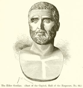 Vanhin Gordianus. (Kapitolin rintakuva, Keisareiden sali, nro 64)