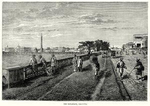 Die Esplanade, Kalkutta von English School