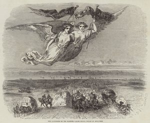 The Gathering of the Nations, allegorical Design by Johannot (kaiverrus) tekijältä English School