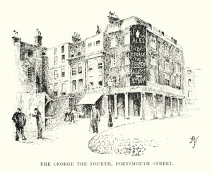 George the Fourth, Portsmouth Street (litho) tekijältä English School