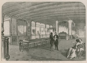 Suuren idän höyrylaivan Grand Saloon tekijältä English School