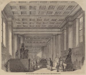Great Egyptian Gallery, British Museumissa (kaiverrus) tekijältä English School