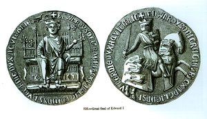 Edward I:n suuri sinetti (1239-1307) tekijältä English School