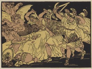 Harpies (värilitografia) tekijältä English School