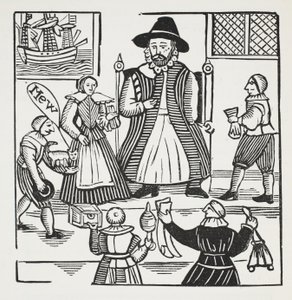 Sir Richard Whittingtonin, Lontoon kolminkertaisen lordipormestarin historia, kuvitus John Ashtonin kirjasta Chap-books of the Eightenth Century, pub. 1882 tekijältä English School