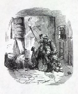 Rick-Burnerin koti, kuva "Punchista", 1844 tekijältä English School