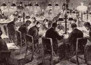 Alahuone: The Illustrated London News -lehdestä, 18. helmikuuta 1882. tekijältä English School