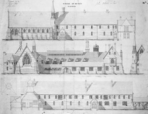 The House of Mercy, Clewer, n. 1853 tekijältä English School