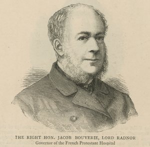 Hugenotit Englannissa: Oikea kunniallinen Jacob Bouverie, Lord Radnor tekijältä English School