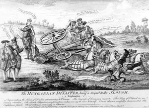 Unkarin katastrofi, joka on jatkoa Sloughille, 1757 tekijältä English School