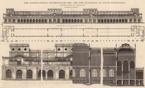 Kansainvälinen näyttely 1871 - uudet rakennukset South Kensingtonissa tekijältä English School