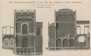 Kansainvälinen näyttely 1871: Uudet rakennukset South Kensingtonissa tekijältä English School