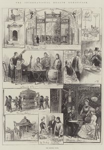 Kansainvälinen terveysnäyttely, Kiinan tuomioistuin (kaiverrus) tekijältä English School