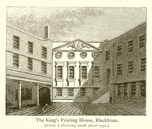 Kings Printing House, Blackfriars tekijältä English School