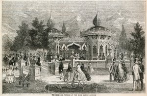 Royal Surrey Gardensin kioski ja terassi tekijältä English School