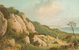 Maanvyörymä lähellä Ventnoria - Isle of Wight tekijältä English School