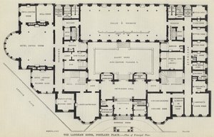 The Langham Hotel, Portland Place (kaiverrus) tekijältä English School
