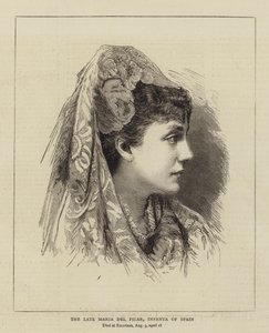 Myöhäinen Maria del Pilar, Espanjan lapsi (kaiverrus) tekijältä English School