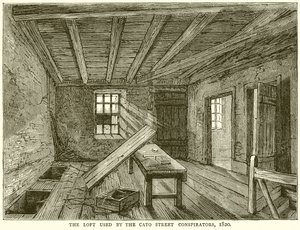 Cato Streetin salaliittolaisten käyttämä parvi, 1820 tekijältä English School