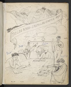 Lokikirja, Seatoller, pääsiäinen 1895 (kynä ja muste paperille) tekijältä English School