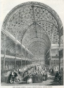 London Crystal Palace, Regent Circus, Oxford Street, 1858 tekijältä English School