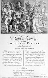 Rakastunut Lyon tai poliittinen maanviljelijä, 1738 tekijältä English School