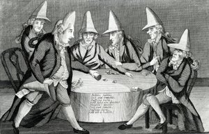 The Macaroni Cauldron, julkaisija M. Darly, 1772 (mezzotint) tekijältä English School