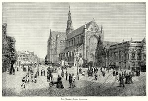 Kauppatori, Haarlem (kaiverrus) tekijältä English School