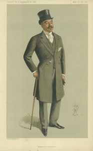 Marquis de Soveral, sarjakuva Vanity Fair -lehdestä, 13. marraskuuta 1912 tekijältä English School