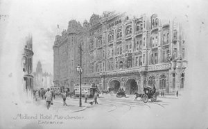 The Midland Hotel, Manchester, c.1910 finn tekijältä English School