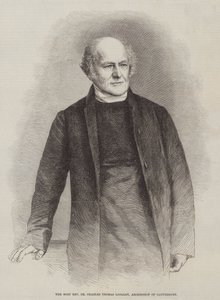 Kunnianarvoisin tohtori Charles Thomas Longley, Canterburyn arkkipiispa (kaiverrus) tekijältä English School