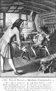 Laivaston sairaanhoitaja tai nykyaikainen komentaja, 1750 tekijältä English School
