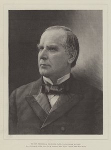 Yhdysvaltain uusi presidentti, majuri William McKinley (kaiverrus) tekijältä English School