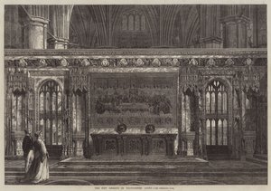 The New Reredos in Westminster Abbey (kaiverrus) tekijältä English School
