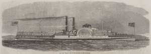 Uusi maailma, yksi Hudson River Steamers (kaiverrus) tekijältä English School