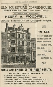 Old Equestrian Coffee House, Blackfriars Road, Lontoo tekijältä English School