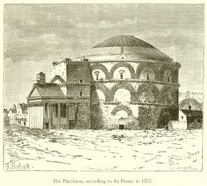 Du Peracin mukaan Pantheon vuonna 1575 tekijältä English School