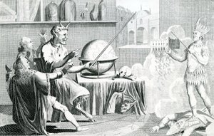 Parlmt. hajotettu, tai paholainen ennustaja, kaiverrus G. Terry, noin 1774 tekijältä English School