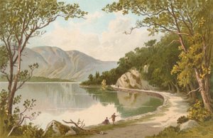 Polku järven rannalla - Loch Katrine