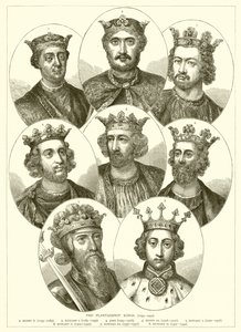 Plantagenet Kings. (1154--1399) tekijältä English School