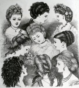 Hiusten nykymuoti, 1870 tekijältä English School