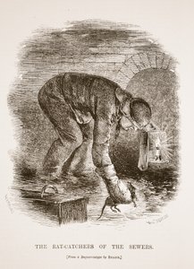 The Rat-Catchers of the Sewers, Richard Beardin daguerrotypiasta, kuvitus London Labourista ja London Poor, Henry Mayhew, pubi. 1862 tekijältä English School