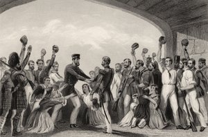 Kenraali Havelockin The Relief of Lucknow, 25. syyskuuta 1857, vuonna 1858 julkaistusta "Intian kapinan historiasta" tekijältä English School