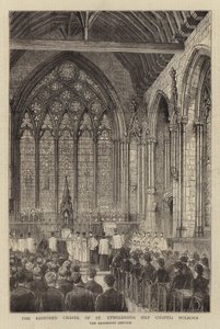 St Etheldredan entisöity kappeli (Ely-kappeli) Holborn (kaiverrus) tekijältä English School